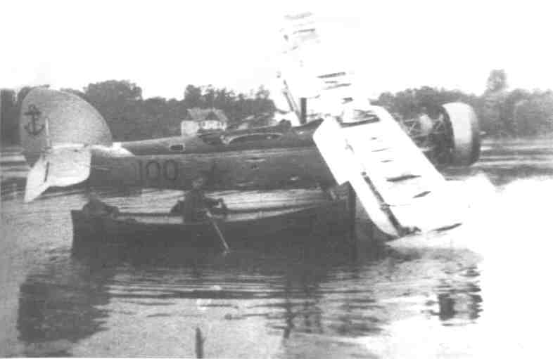 Seal damaged by German aircraft at Lake Kisezers